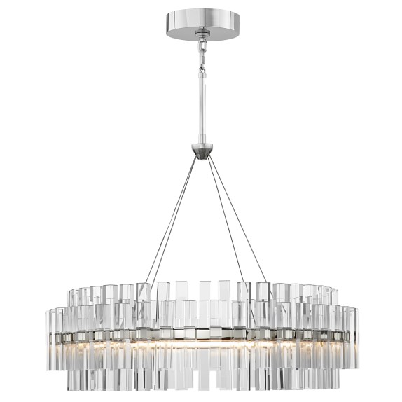 Phoebe Round LED Crystal Chandelier