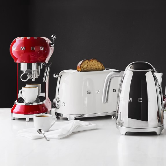 Smeg Espresso Machine with Milk Frother Williams Sonoma