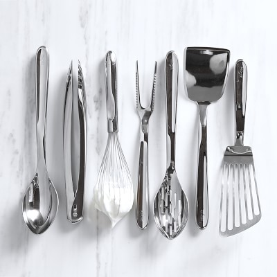 Stainless Steel Solid Cooking Spoon - Kitchen