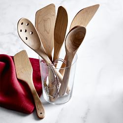 Williams Sonoma Mini Monster Wood Spatulas, Set of 4