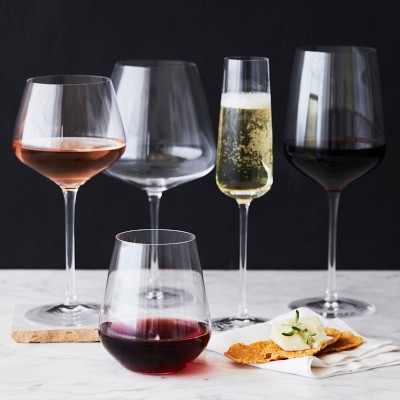 Williams Sonoma Estate Grand Cru Burgundy Red Wine Glasses