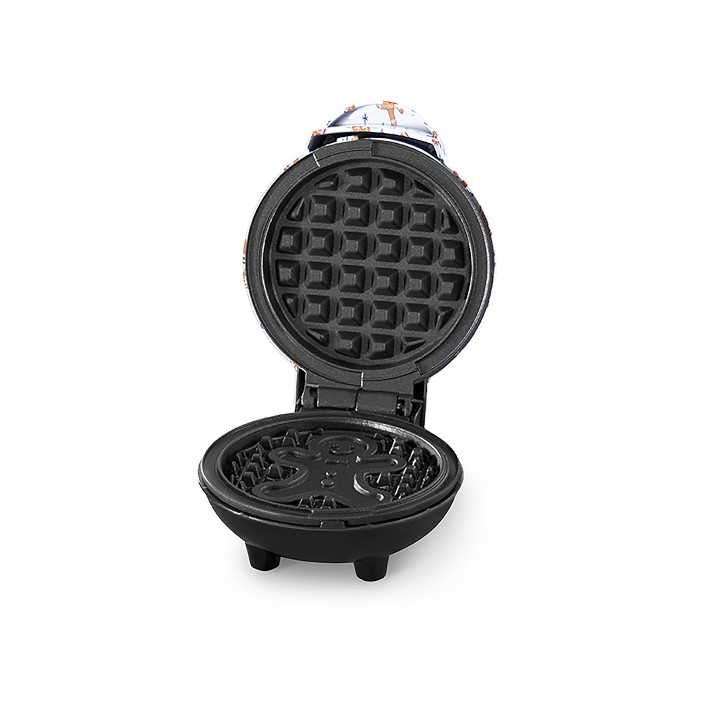 Dash Mini Waffle/Pancake Maker 4 Skull Shaped Waffles - Black