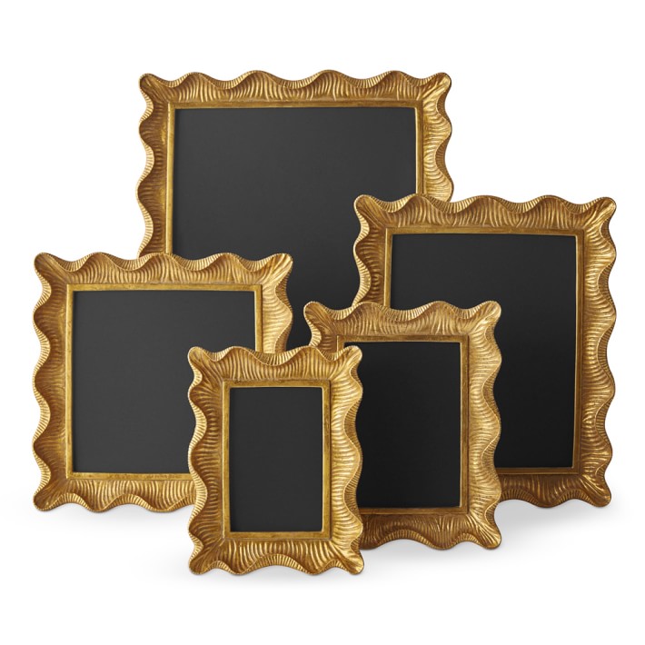 Lace-Up Picture Frame, Scalloped, Large