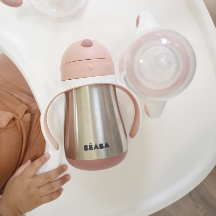Beaba - Stainless Steel Straw Sippy Cup (Rain)