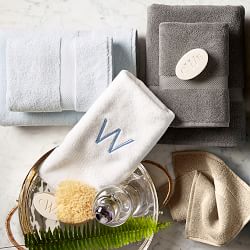 Monogrammed Bathroom Hand Towels  Luxury Decorative Bath Towels