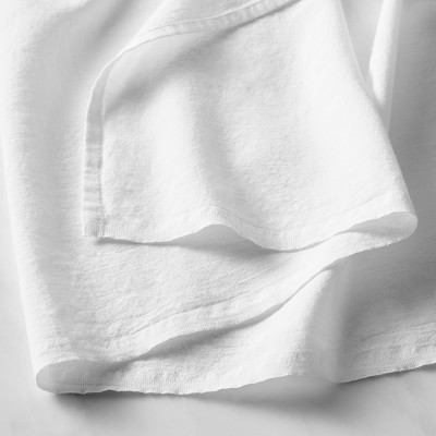 White Flour Sack Tea Towels - Set of 4