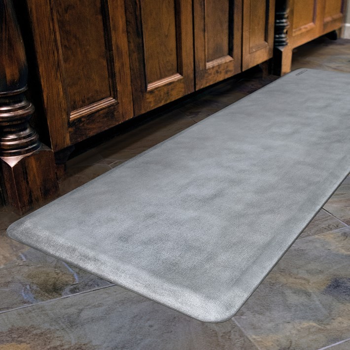 WellnessMats Original Anti-Fatigue Floor Mat 3' x 2' Grey Gray