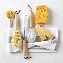 New Williams Sonoma Jojoba Yellow 100% Cotton Kitchen Towels, Set of 4 -  household items - by owner - housewares sale