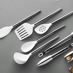 Dishwasher Safe Kitchen Utensils Set with Silverware, RFAQK 50PCs Silicone  Cooking Utensils Set With…See more Dishwasher Safe Kitchen Utensils Set