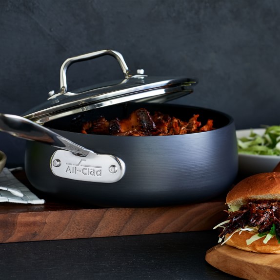 AllClad HA1 Hard Anodized Nonstick 13Piece Cookware Set Williams Sonoma