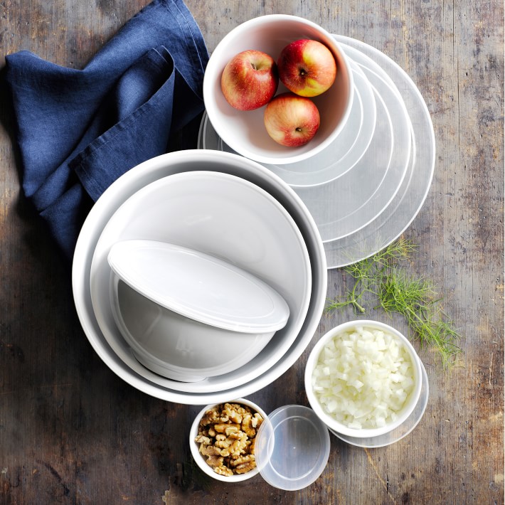 Williams Sonoma OPEN BOX: Melamine Mixing Bowls with Lids, Set of
