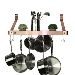 Pots and Pan Rack — Decorative Wall Mounted Storage Hanging Rack