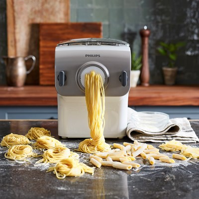 Williams Sonoma Philips Artisan Pasta Noodle Maker and 4-in-1 Accessory  Shape Kit