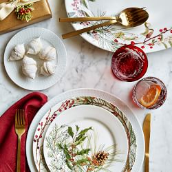 Porcelain Christmas Dinnerware + Plates