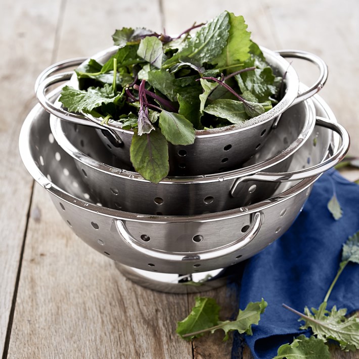 Williams Sonoma Stainless-Steel Colanders