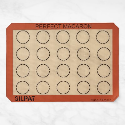  Silpat Perfect Macaron Non-Stick Silicone Baking Mat, 11-5/8 x  16-1/2, Orange: Baking Sheets: Home & Kitchen