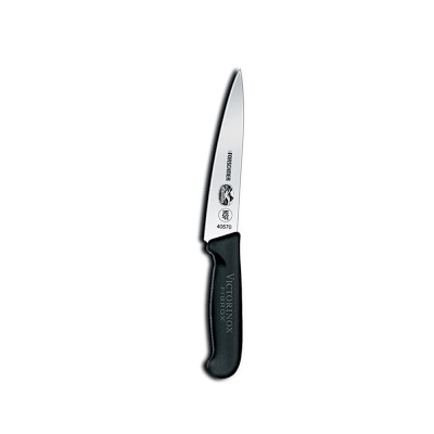 Victorinox Fibrox Serrated Chef Knife, 6 inch, Various Colors, Black