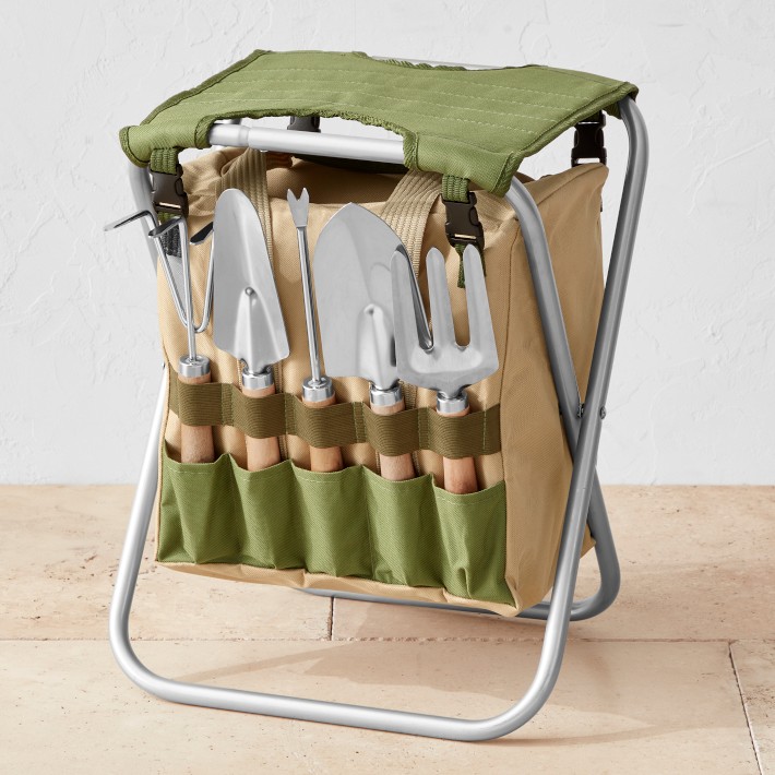 Gardening Seat Tool Kit Garden Tools Williams Sonoma