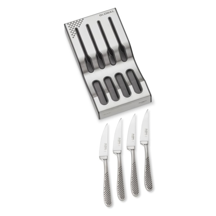 Global Classic 4Piece Steak Knife Set Williams Sonoma