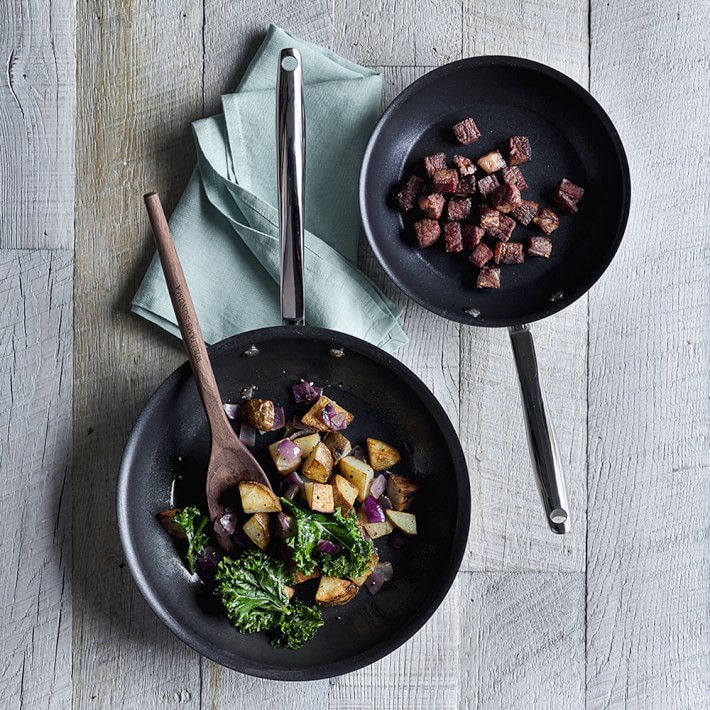 Williams Sonoma Thermo-Clad Induction Nonstick 3-Piece Fry Pan Set