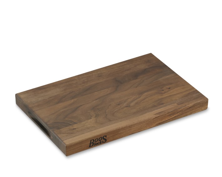 Boos Edge-Grain Rectangular Walnut Wood Cutting Board