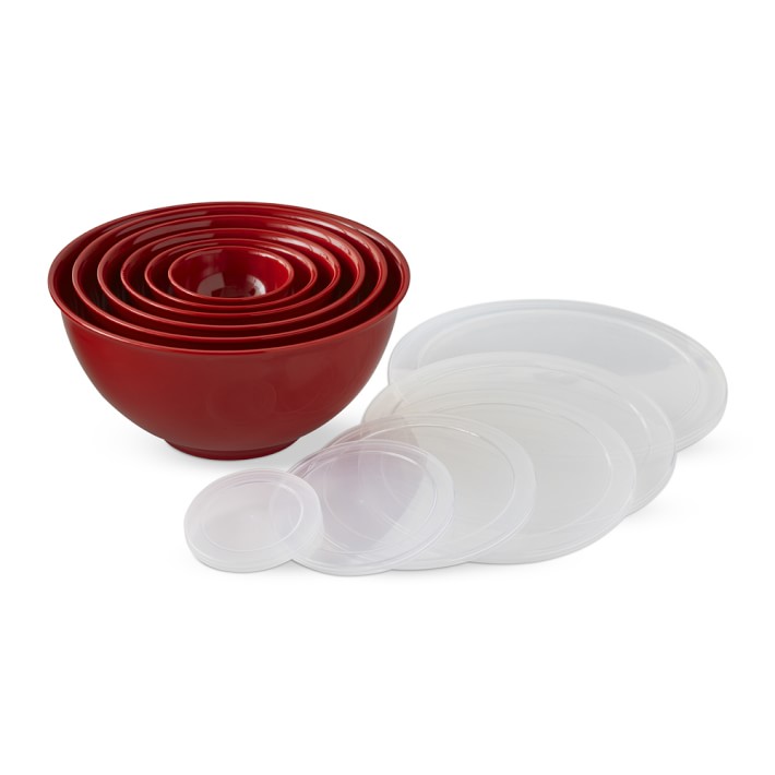 Umite Chef Mixing Bowls with Airtight Lids, 18 Piece Plastic Nesting  Serving Bowls with Lids, Includes Salad spoon & Measuring Cups, Microwave  Safe