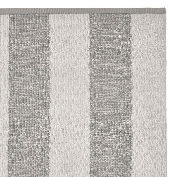Perennials® Donovan Striped Flax Outdoor Rug | Williams Sonoma