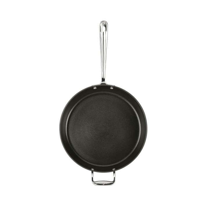All-Clad HA1 Hard Anodized Nonstick Fry Pan Set 2 Piece, 10, 12 Inch  Induction Oven Broiler Safe 500F, Lid Safe 350F Pots and Pans, Cookware  Black
