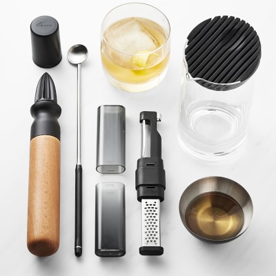 Stainless Steel Spin & Select Cocktail Shaker with Mixed Drink Recipes