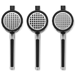 OXO Good Grips Stainless Steel Smooth Potato Masher, Black/Silver & Good  Grips Stainless Steel Scraper & Chopper,Silver/Black