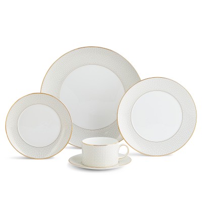 Wedgwood Gio Gold 5-Piece Dinnerware Set