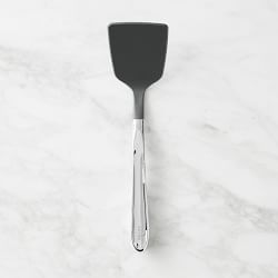 Daily Kitchen daily kitchen spatula heat resistant silicone and stainless  steel - slotted turner spatula rubber grip - flexible silicone sp