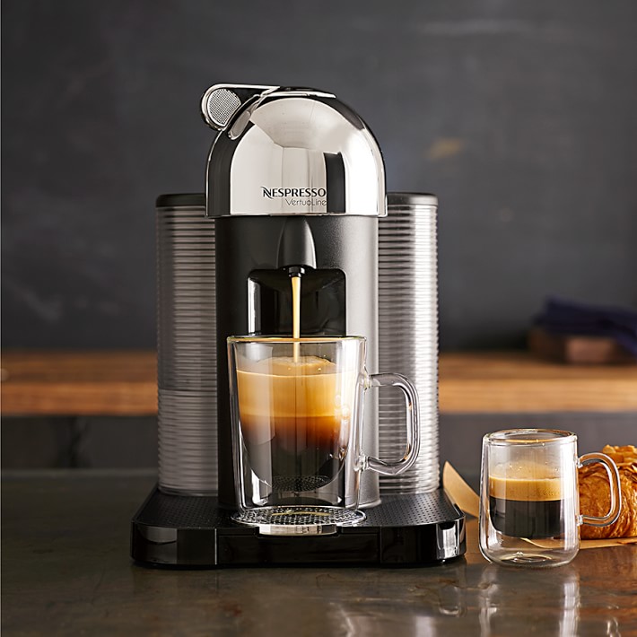 Nespresso Vertuo Coffee and Espresso Machine by Breville Chrome