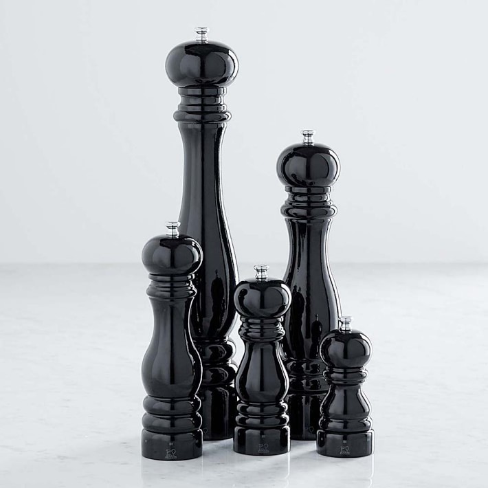 Classic French Pepper Mill - Black - 6 - High Gloss - 1 Count Box