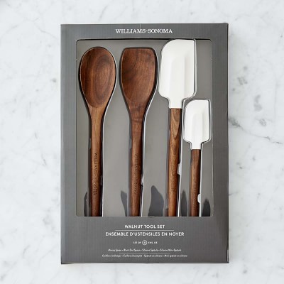 Williams Sonoma Walnut Essential Utensils, Set of 5