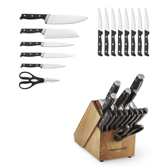 Select by Calphalon 15pc Self-Sharpening Cutlery Set Dark