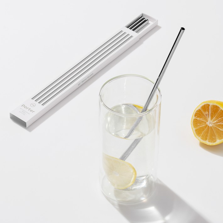 Williams Sonoma Zoku Reusable Straws, Set of 3