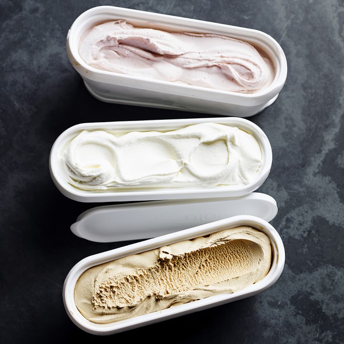Sumo Ice Cream Containers: Insulated Ice Cream Tub for Homemade Ice-Cream, Gelato or Sorbet - Dishwasher Safe - 1.5 Quart Capacity [Blue, 2-Pack]