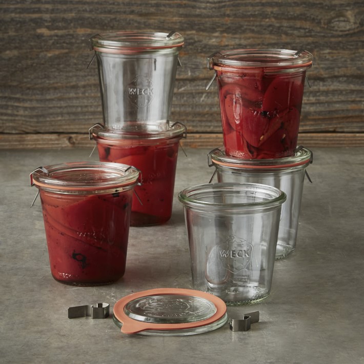 768 - Small Quadro Jar (Set of 6) - Weck Jars