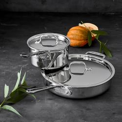 Williams-Sonoma - Winter 3 2020 - All-Clad d5 Stainless-Steel Steamer Set,  3-Qt.