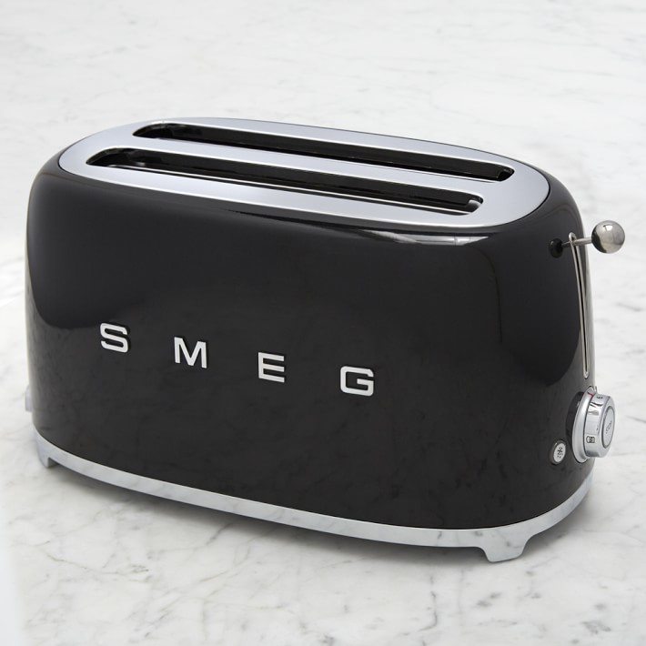 SMEG TSF02 4-Slice Toaster - Black