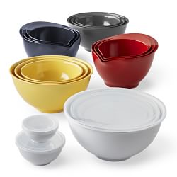 Williams-Sonoma - July 2019 - Melamine Mixing Bowls, Set of 3, Red