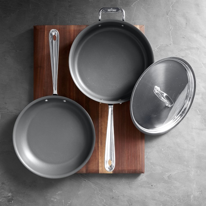 Williams Sonoma All-Clad NS1 Nonstick Induction 5-Piece Cookware Set