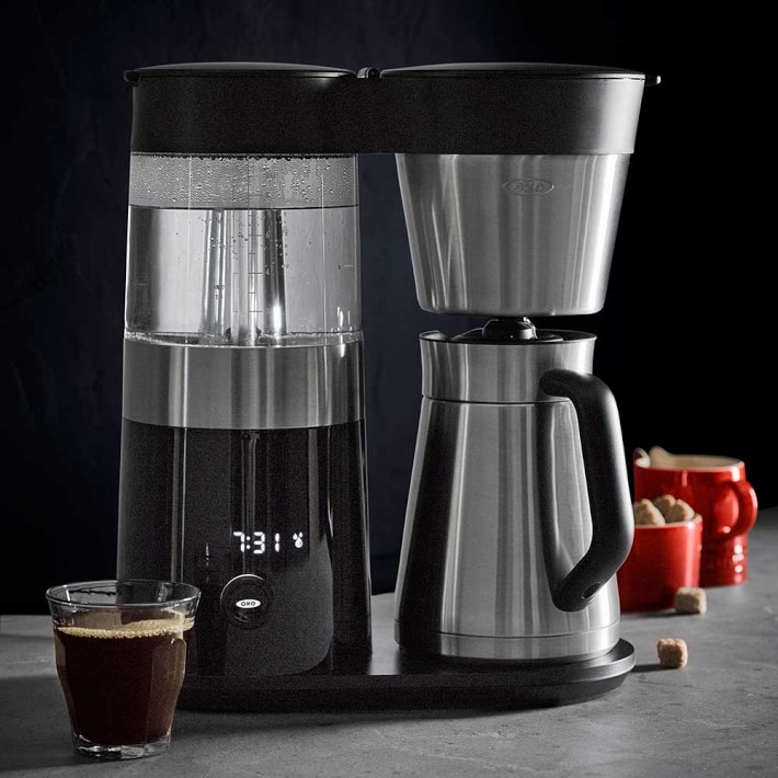 OXO On Barista Brain 9 Cup Coffee Maker and Conical Burr Coffee Grinder  Bundle