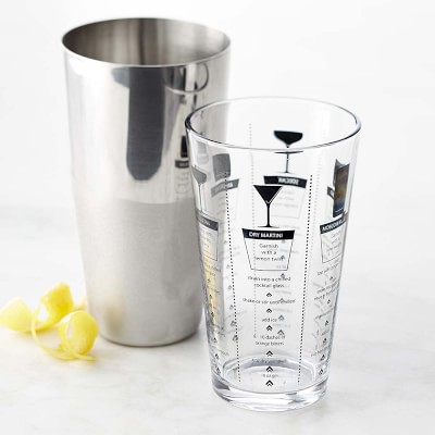 Williams Sonoma Boston Shaker with Recipe