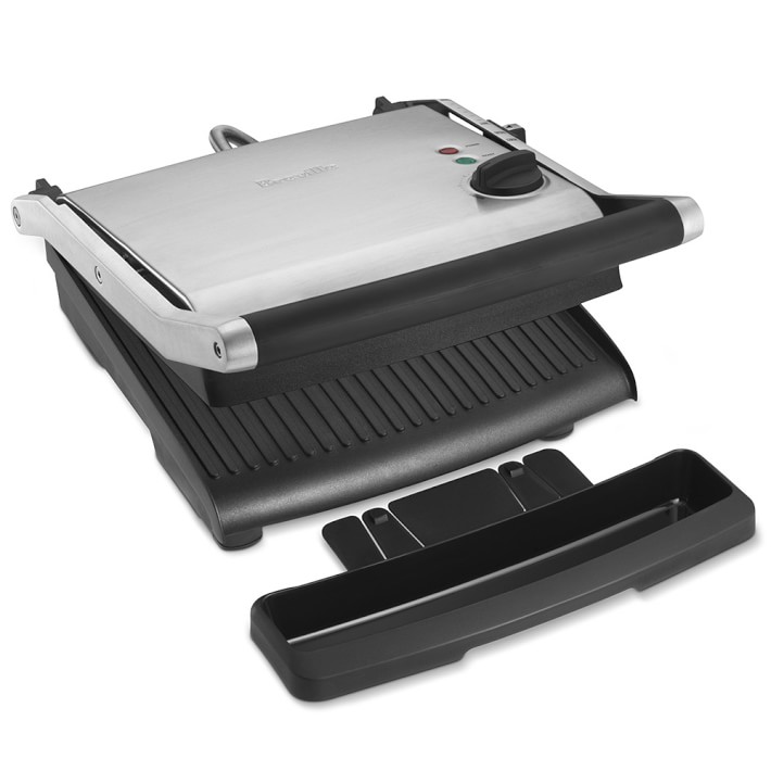 Breville Sandwich Grill Panini Press Stainless Steel Model BGR400XL Tested  Worki