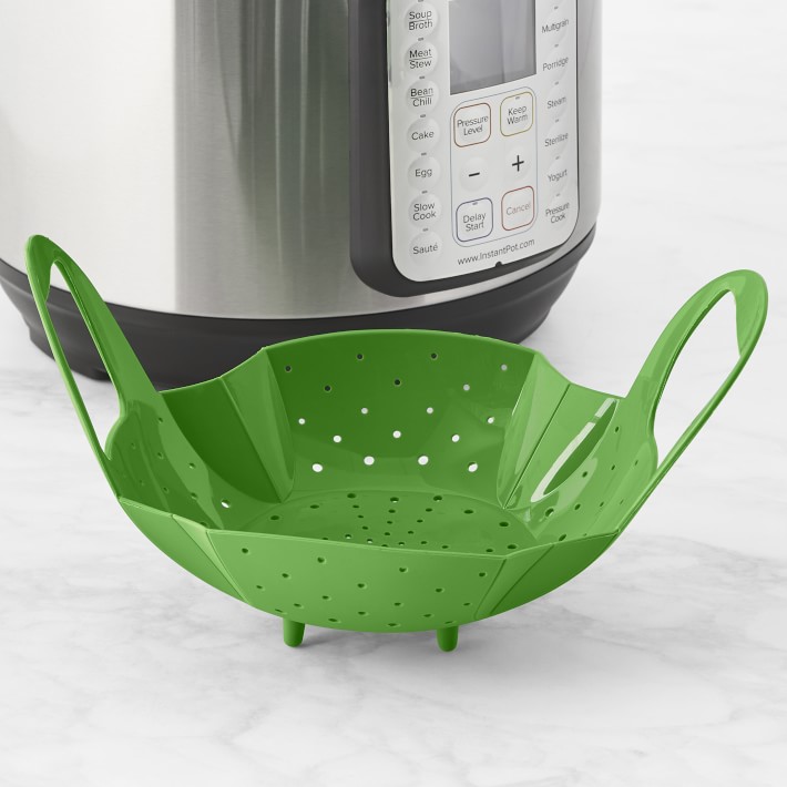 OXO SoftWorks Silicone Pot Pressure Cooker Vegetable Food Steamer Basket -  Large