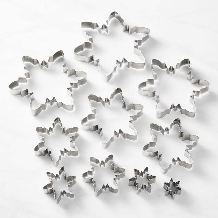 Snowflake Krasenkake Cutters - Set of 10