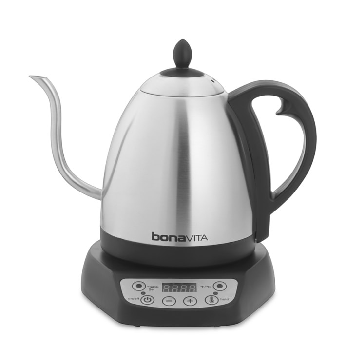 Bonavita Gooseneck Variable Temperature Electric Tea &amp; Coffee Kettle