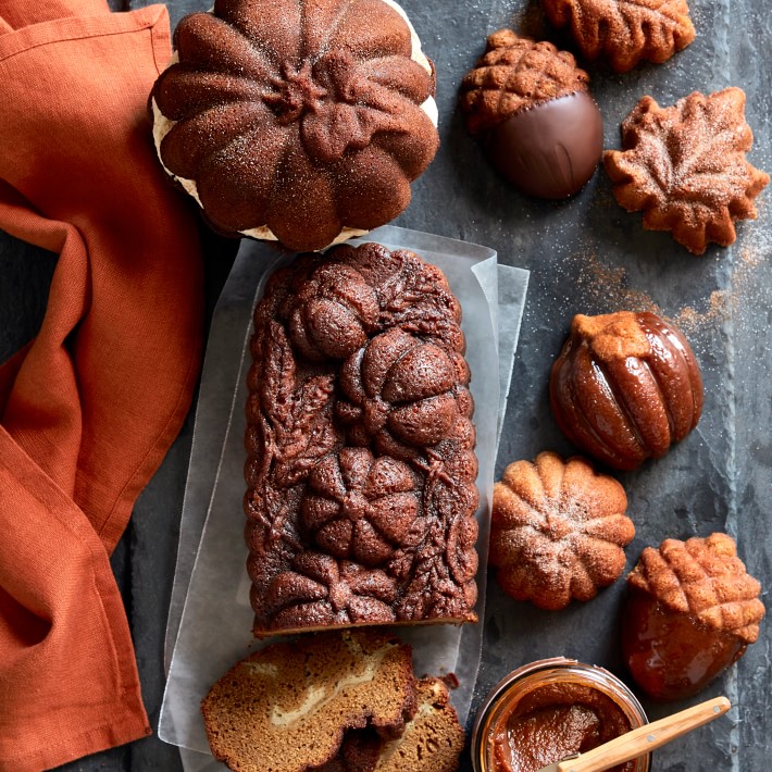 Nordic Ware Fall Cakelet Pan | Seasonal Cake Pan | Williams Sonoma